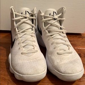 White Nike Hyperdunks